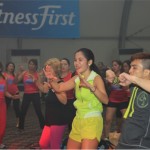 Participants are all smile while on their routine.