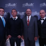 Silhouette Principal Andreas Groff, Architect Sonny Sunga,  Polansky, Architect Arnold Austria