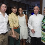 Zaki Delgado, Liza Ilarde (EIC Style Weekend, Manila Bulletin), Michealle Torres (Metro), Jose Roberto Delgado (Founder & Chairman of TDG), Lara Santos