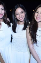 Dove ambassadors, Dani Barretto and Saab Magalona-Bacarro with Dove Asst. Brand Manager, Jam Munasque