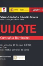 Quijote by Bambalina at Instituto Cervantes, Manila